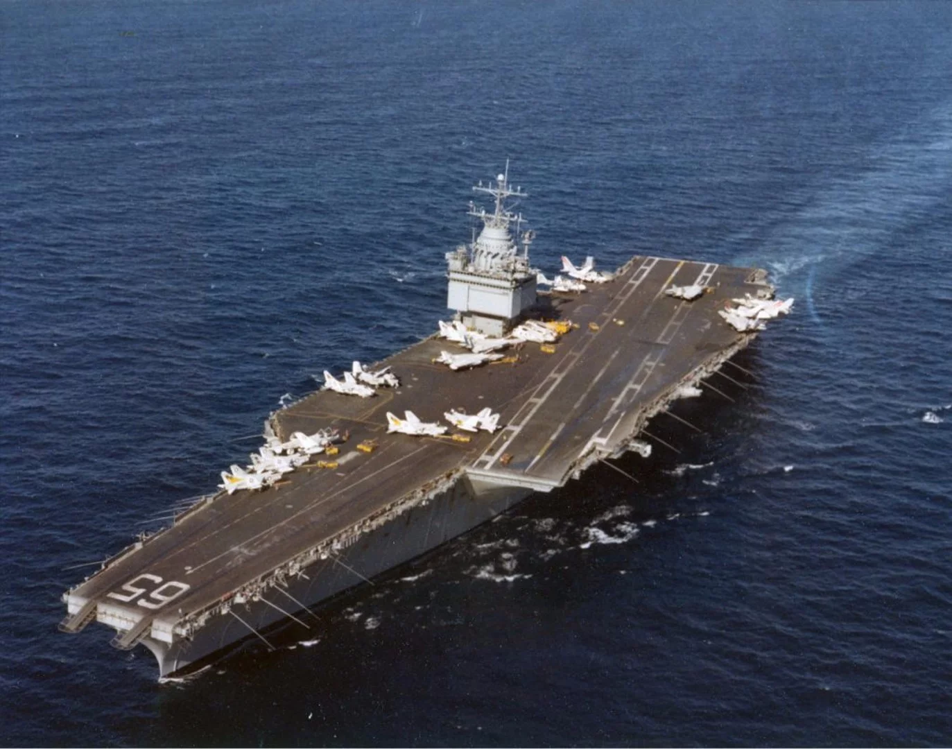 USS Enterprise in 1978