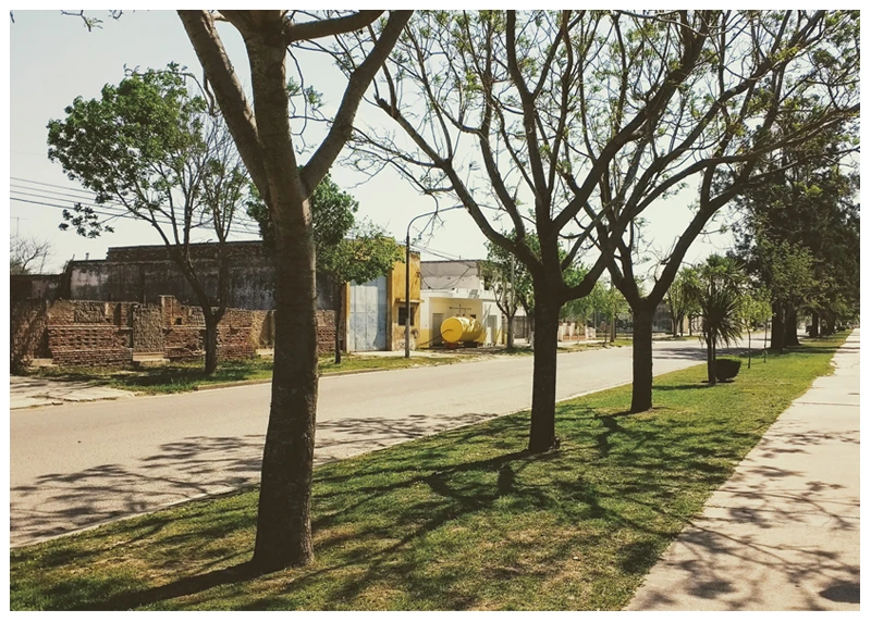 Marro sourced a fuel tank from his local area in Córdoba, Argentina, that was buried underground for 70 years next to a small roadside service station