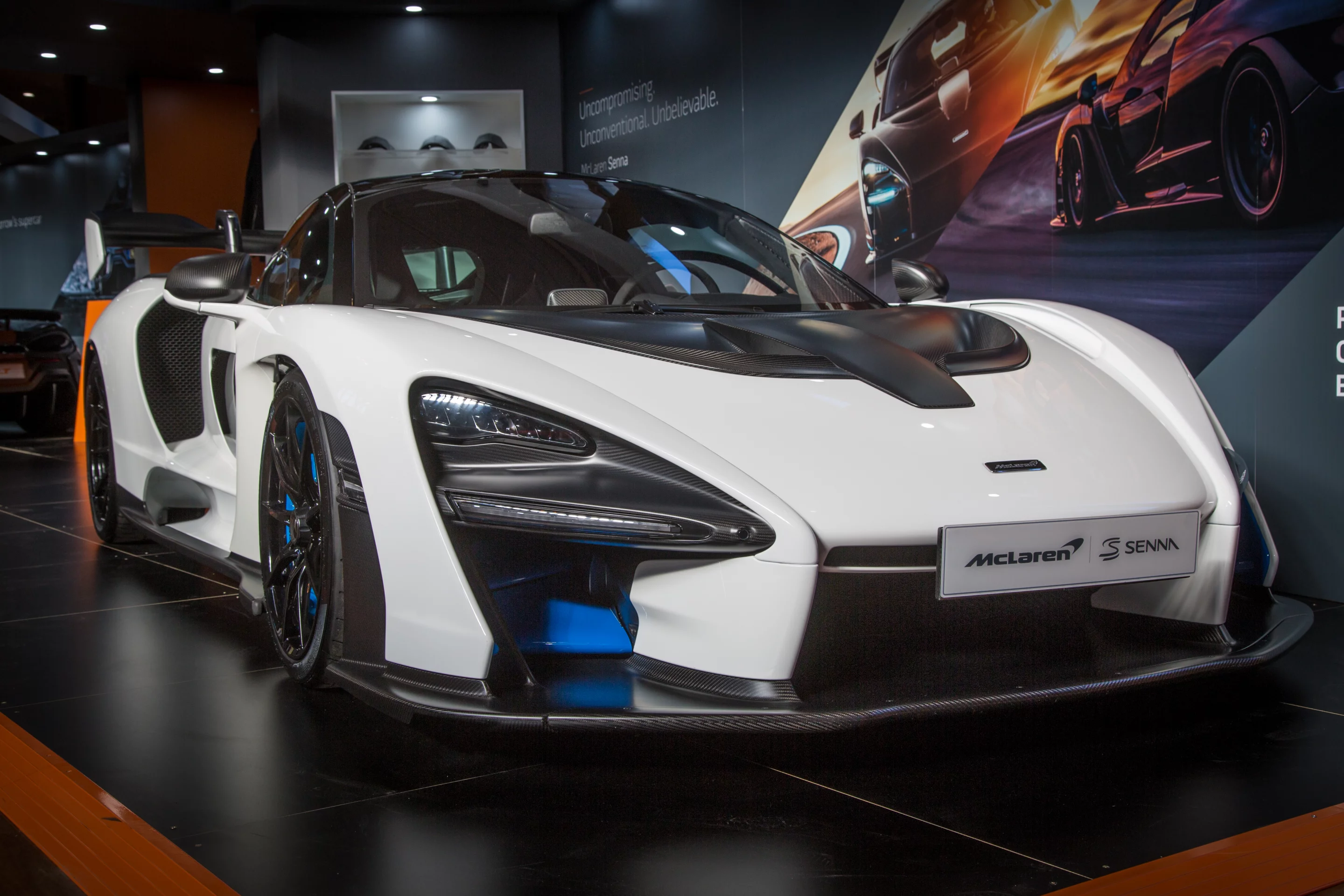 A modern automotive masterpiece in the form of the McLaren Senna also made an appearance at Motorclassica 2018