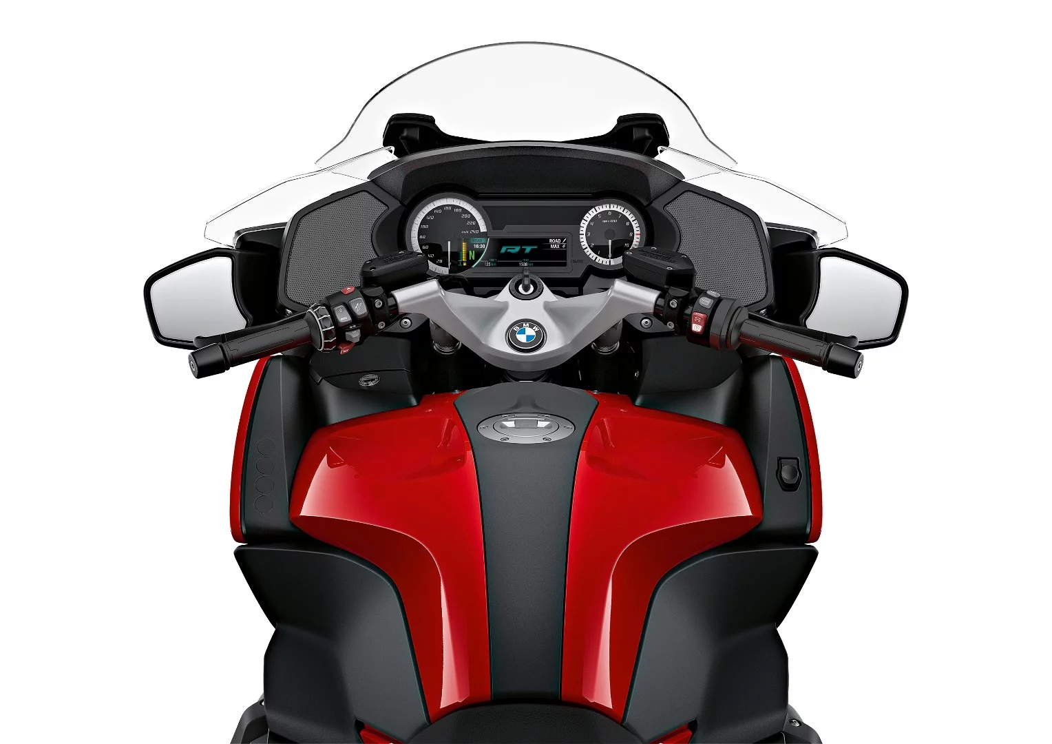 Rider's view aboard the 2019 BMW R 1250 RT