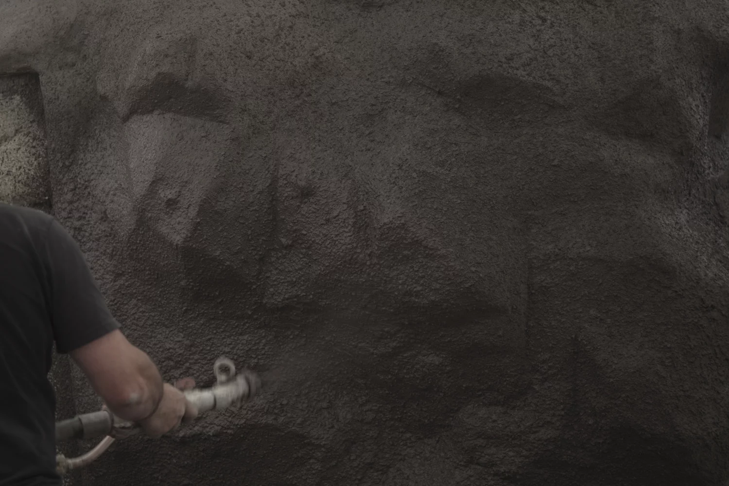 The construction process (Photo: Dylan Perrenoud)