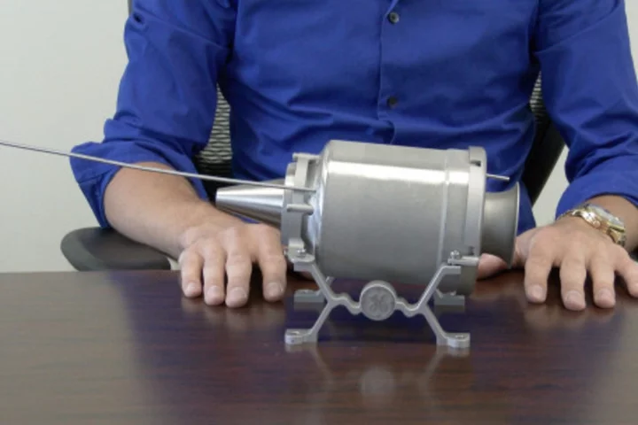 The engine was made entirely of 3D-printed parts (Photo: GE Aviation)