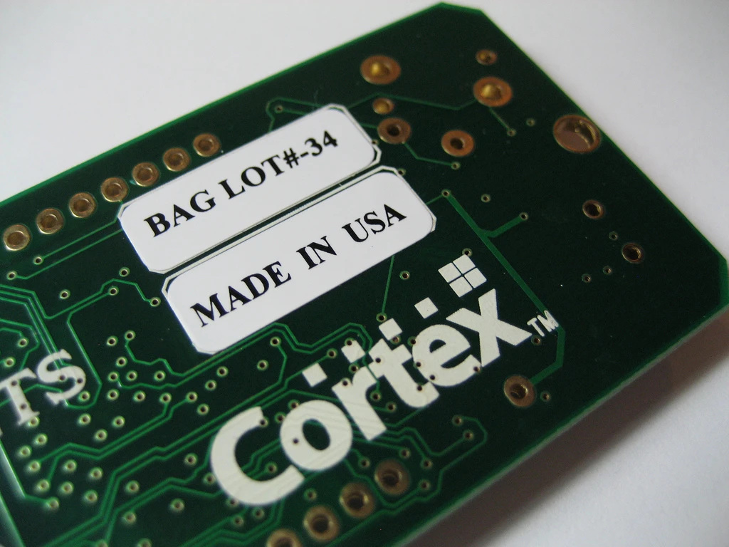 A Texas Instruments Stellaris microcontroller which includes an older ARM Cortex-M processor (Photo: John R. Southern)