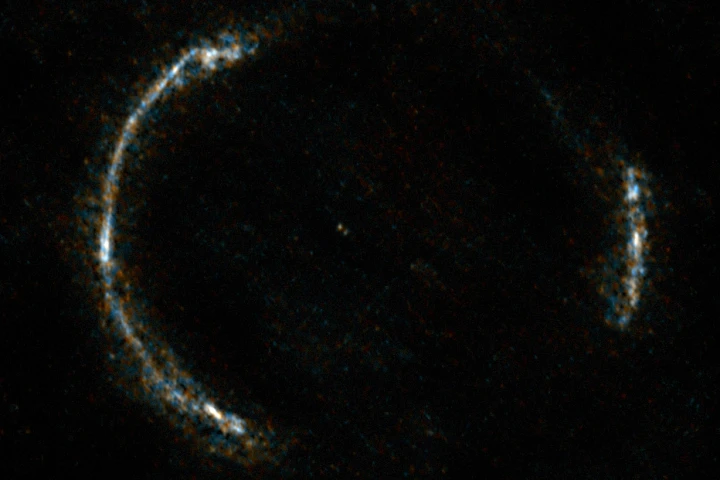 Lensed image of galaxy SDP.81 as taken by ALMA