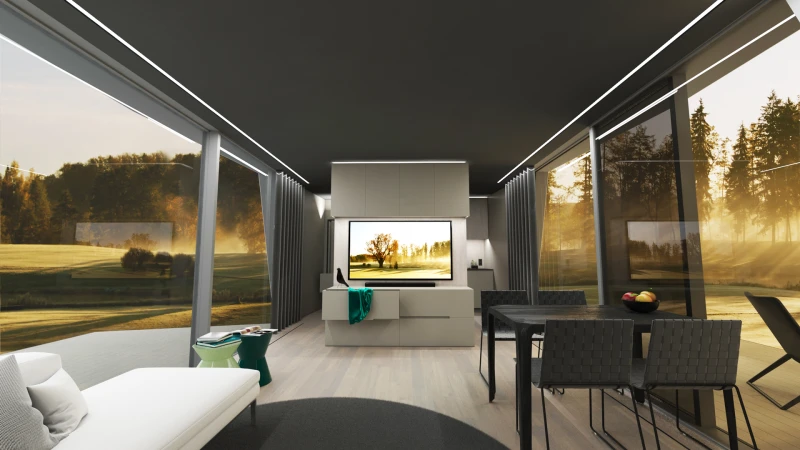 Image showcasing The Space offers luxury off-grid living at a high price