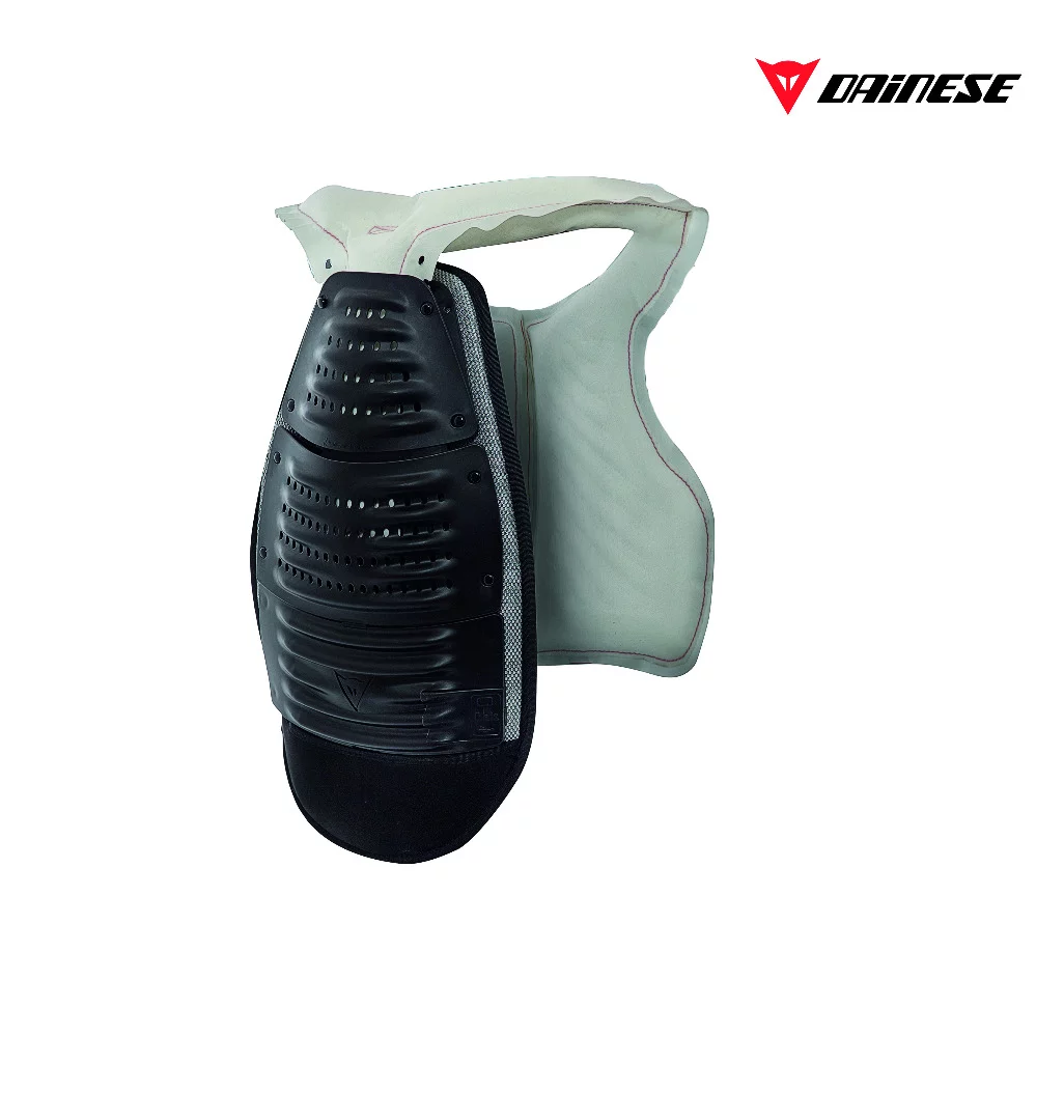 Working in concert with back and chest-protectors, the Misano 1000 helps to protect the rider's collar bone, chest, and back in addition to reducing strain on the neck