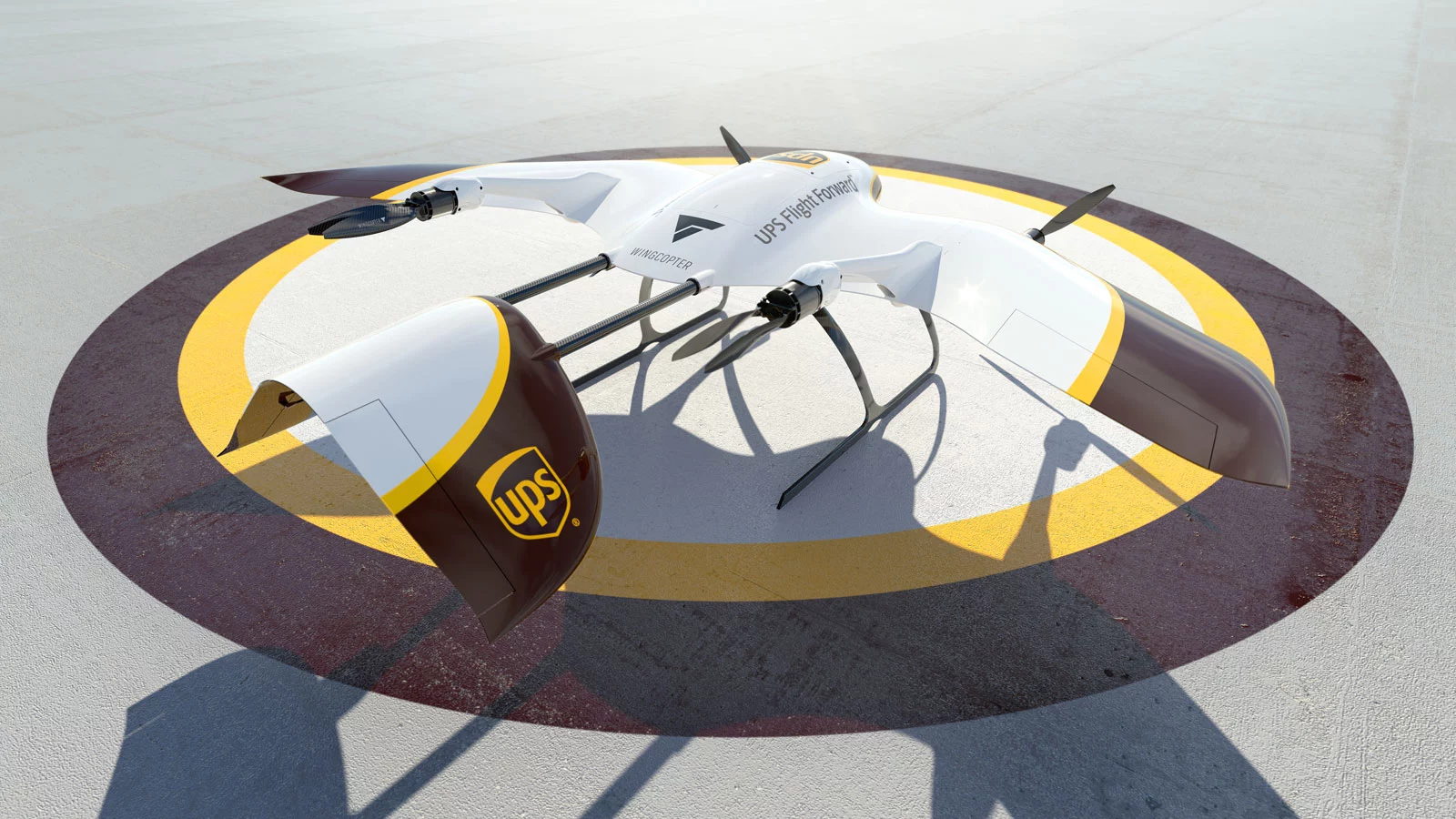 UPS Flight Forward and Wingcopter have partnered to work on next generation package deliver drones
