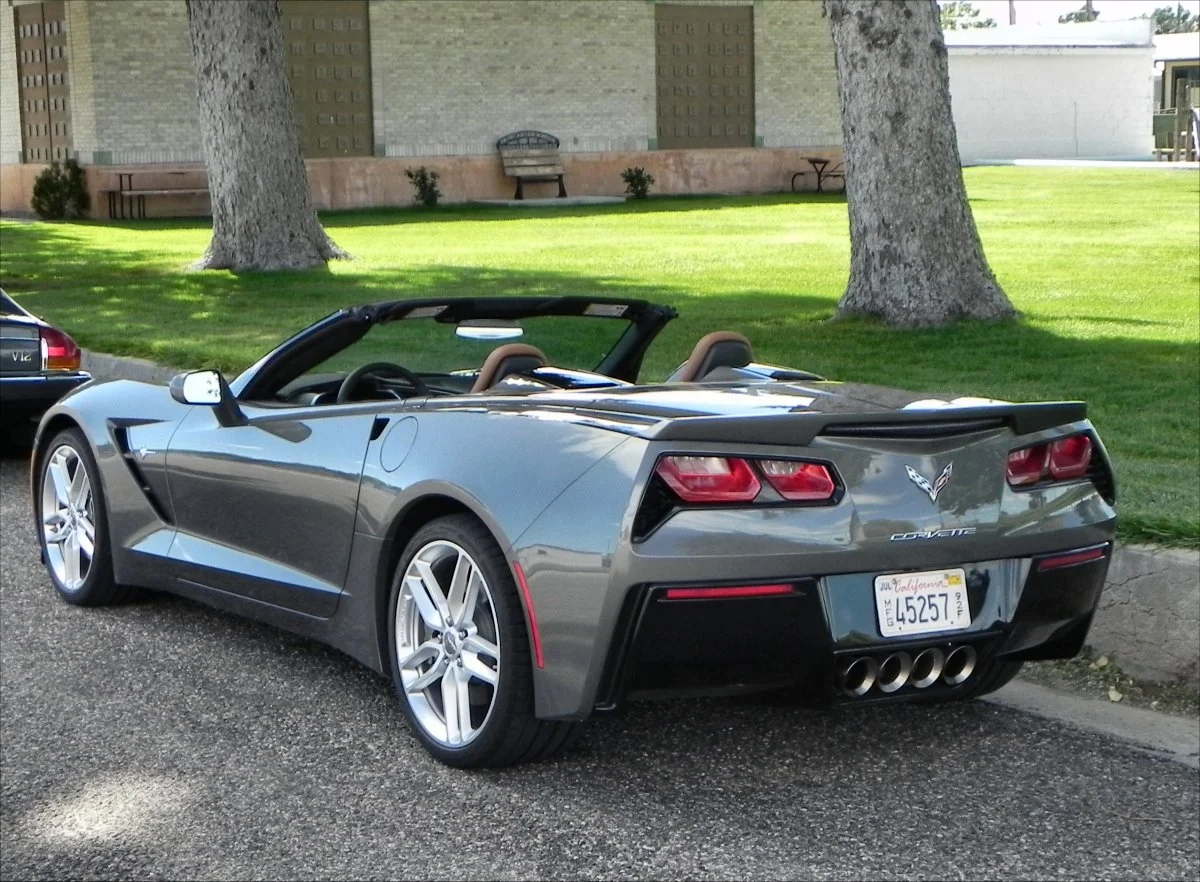 2015 Corvette Stingray Convertible in the park