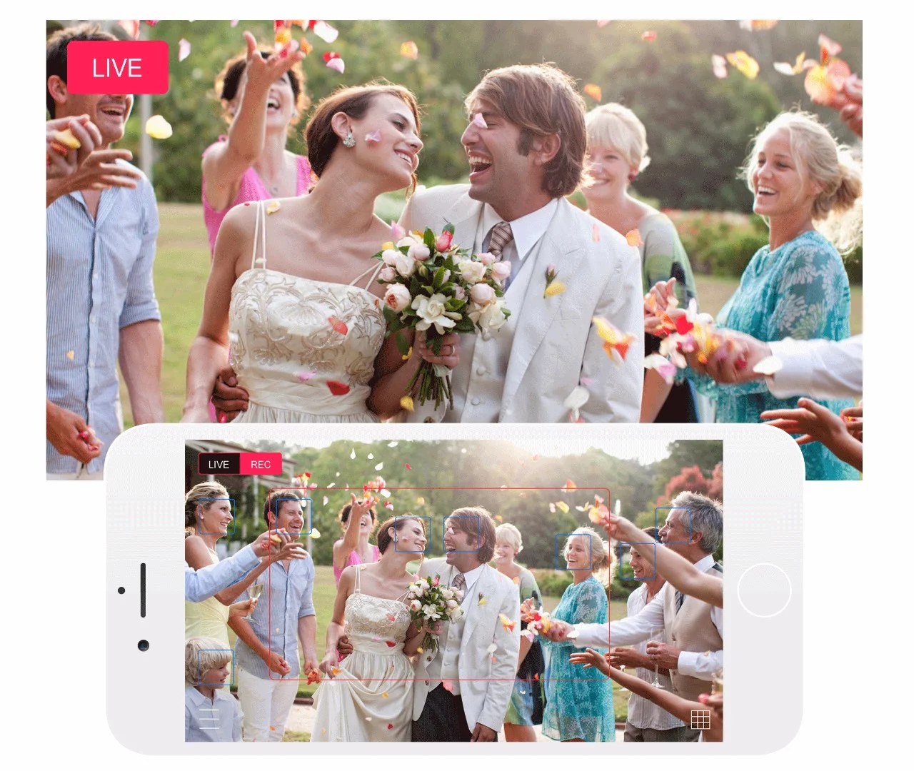 The Movi video camera from Livestream lets user edit between different sections of the 4K video frame