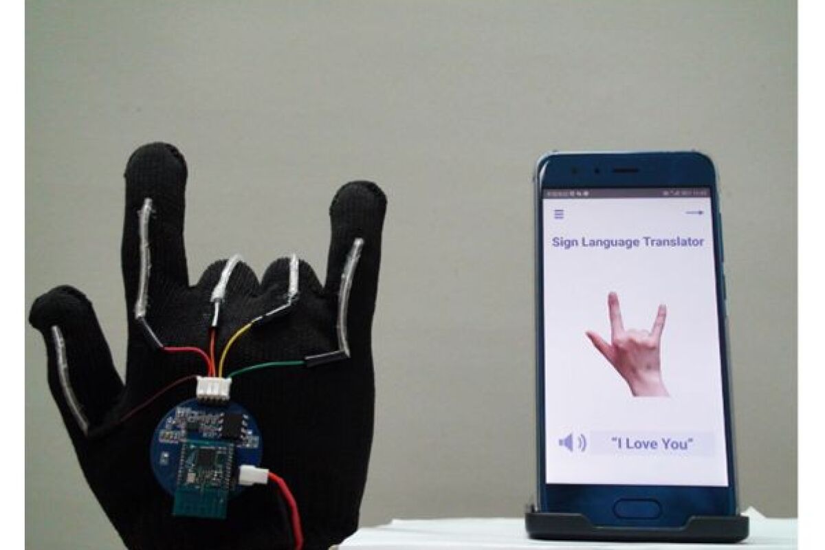 Wearable technology from UCLA researchers offers a compact and wireless glove that translates sign language into audio speech