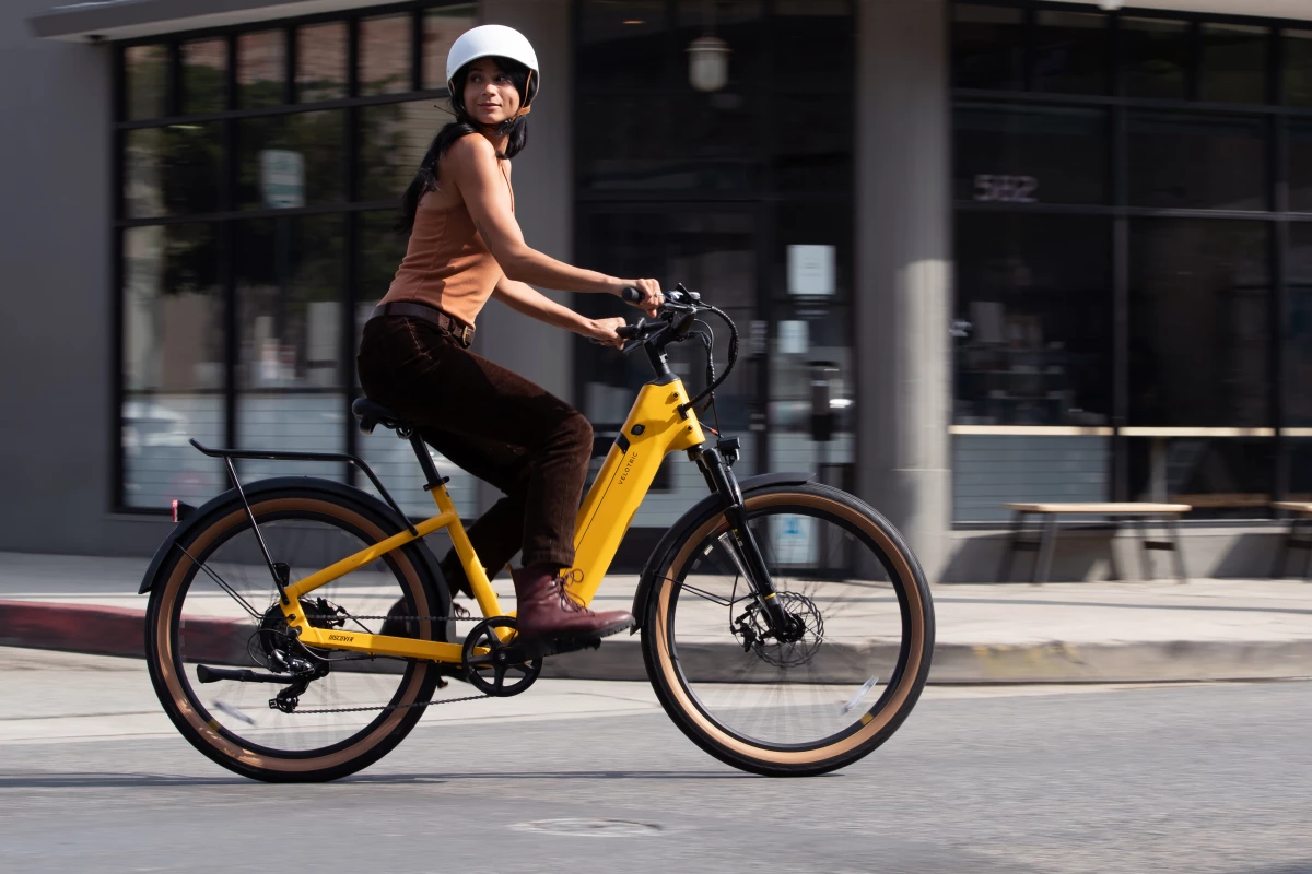 The Velotric Discover 1 features a frame-integrated battery that's reckoned good for up to 80 miles per charge (in eco mode)