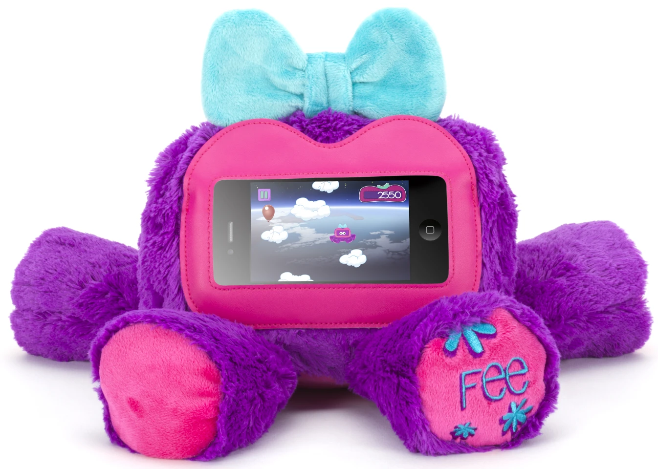 The Woogies each have five floppy legs, which can be used to position in your lap or on a table for watching video and playing games