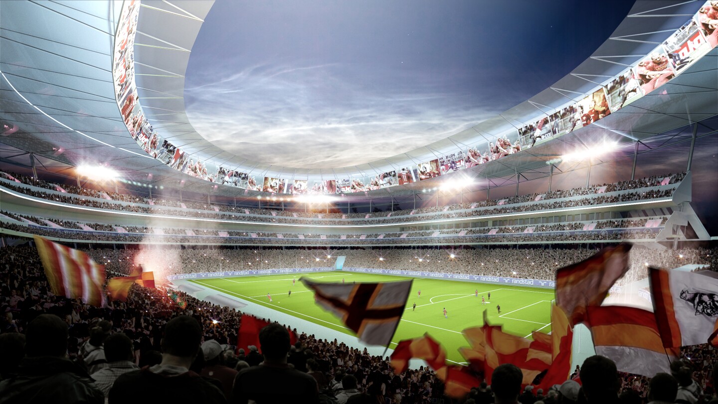 New AS Roma Stadium design recalls Colosseum