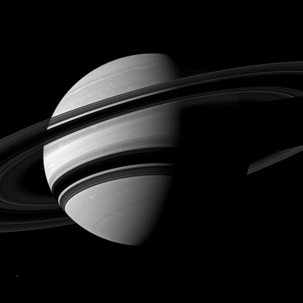 Saturn as seen from Cassini (Image: JPL/NASA)