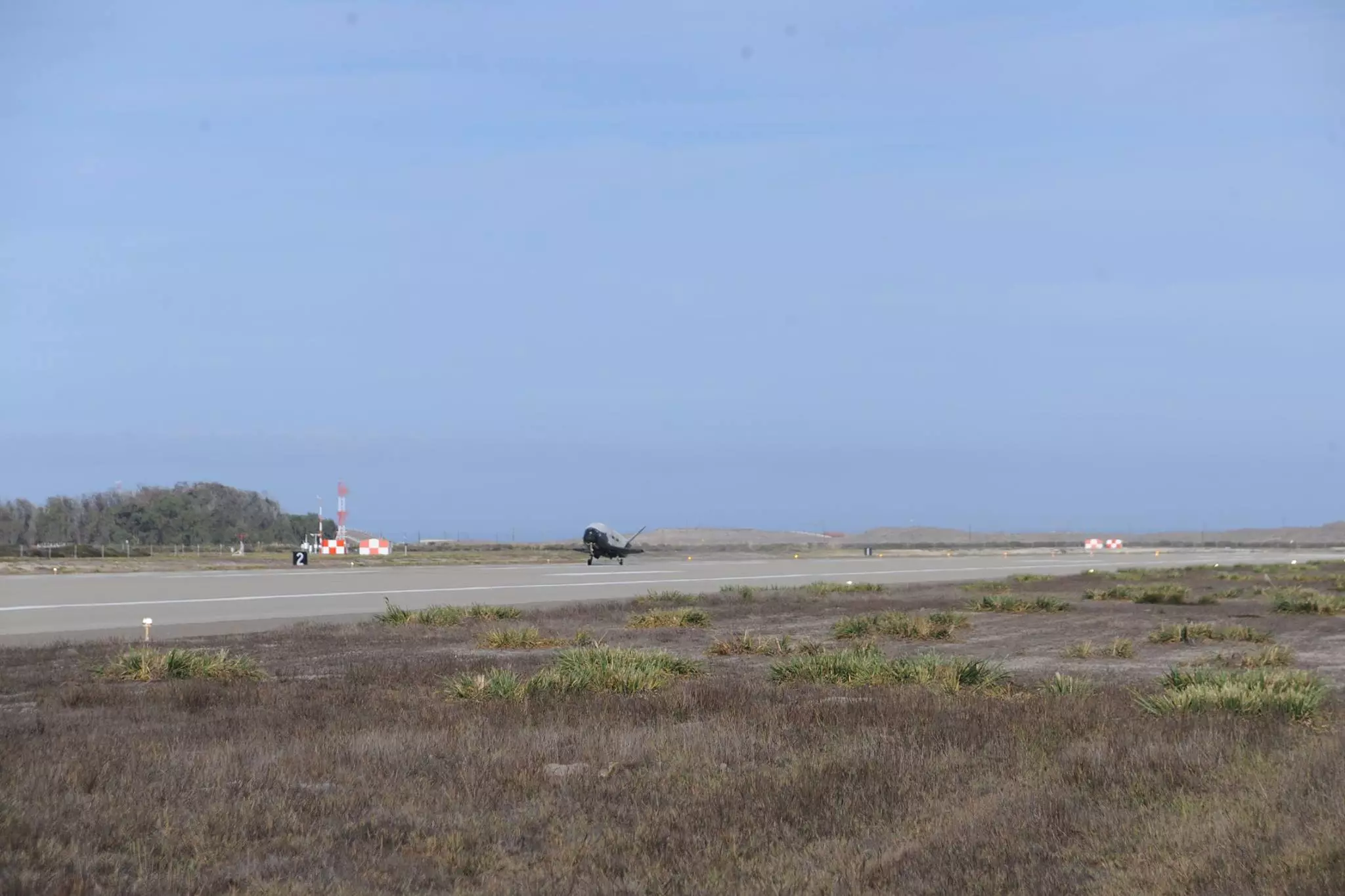 The X-37B approaching touchdown (Image: Boeing)