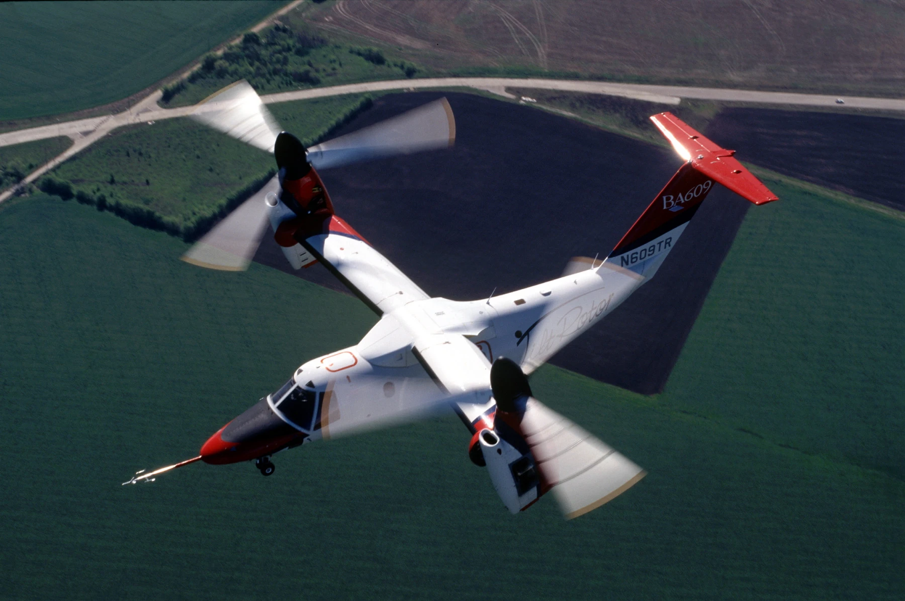 The AW609 tiltrotor aircraft from AgustaWestland