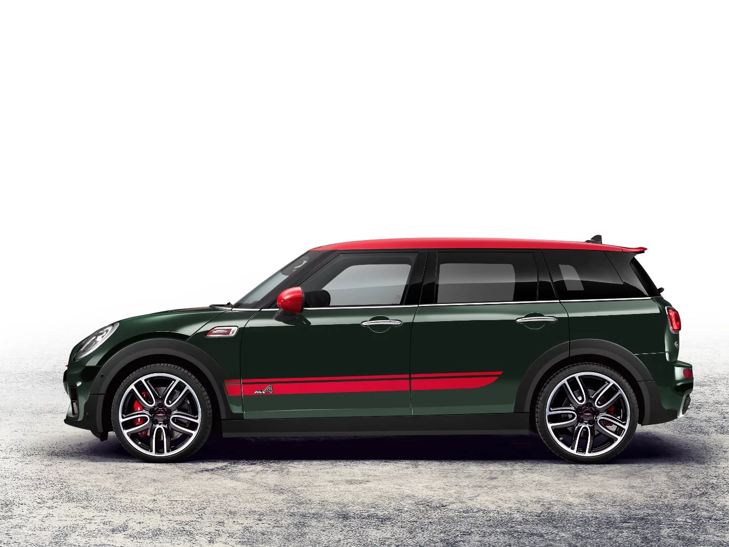 Also standard on this new Clubman model is all-wheel drive optimization through a newly-tuned ALL4 system designed specifically for the John Cooper Works model