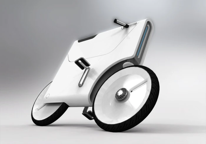 Version one of Yuji Fujimura's electric bike concept