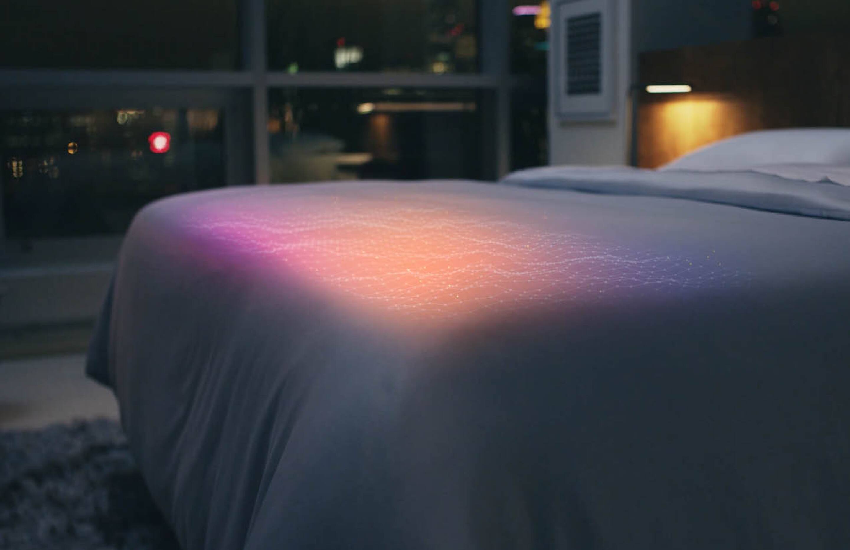 Selfadjusting bed shifts for comfort, gives snorers a nudge