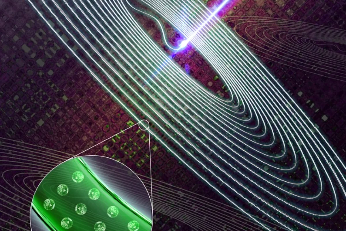 By embedding light-emitting nanoparticles directly into glass, scientists have created an almost perfectly translucent material that glows brightly and evenly when stimulated by lower-frequency light