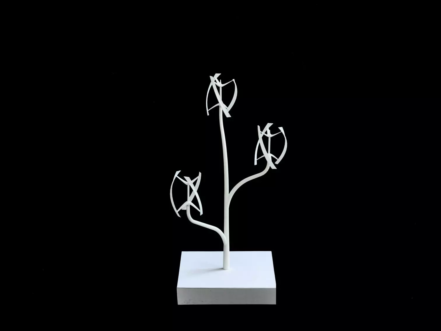 Rendering of a 3 turbine Power Flowers installation