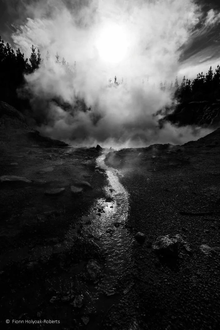 Junior runner-up: Hell’s gate, by Fionn Holyoak-Roberts (aged 16) – a geothermal spring at Hell’s Gate Geothermal Park in Rotorua, New Zealand
