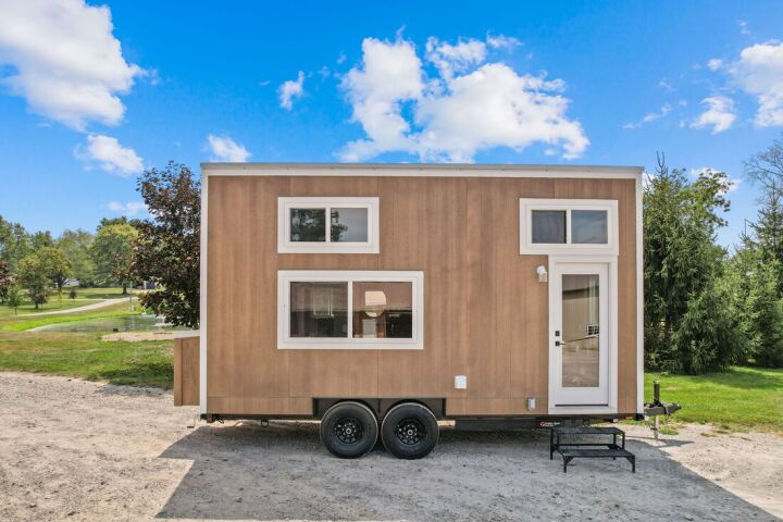 The Mocha is a compact and affordable tiny house that can serve as a vacation home or full-time residence
