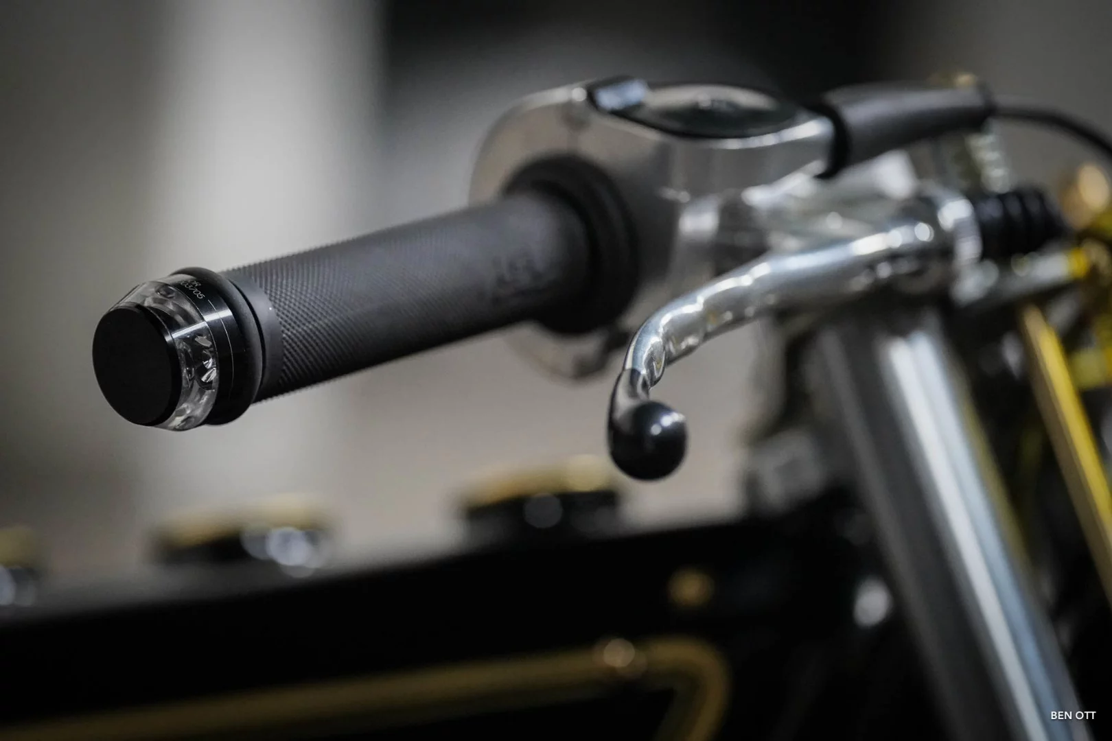 Black Phantom: LED bar-end indicators? On this thing?