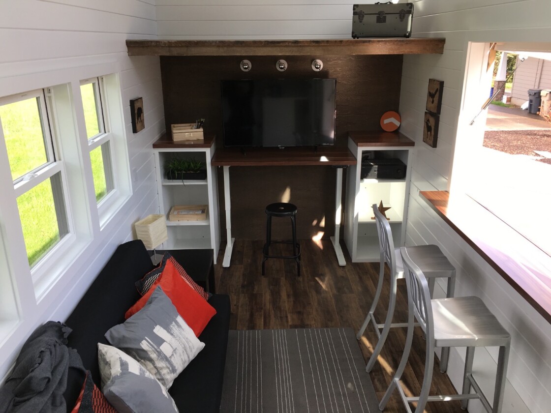 The Covo Mio's main living area