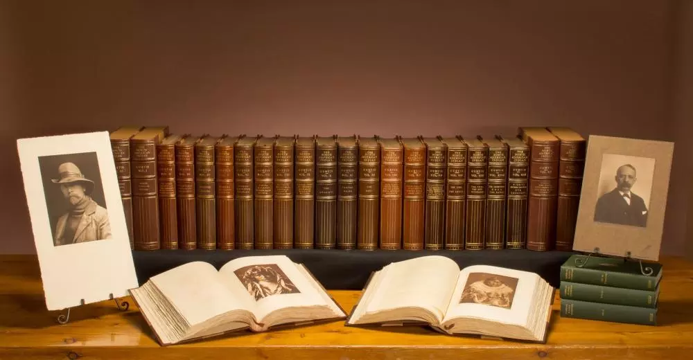 This copy of "The North American Indian" (1907-1930) by Edward S. Curtis sold for $1,080,000 at Santa Fe Art Auction on 6 November 2021