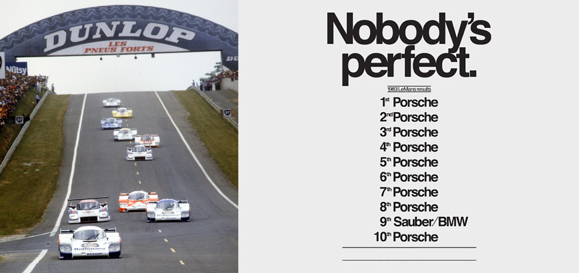 Only one Porsche other than cars that starred in the Le Mans movie has ever fetched more than $10.0 million at auction. It was the Porsche 956 that led a Porsche route of the 1983 24 Hours of Le Mans, enabling Porsche to issue one of advertising's now most coveted posters. The Le-Mans-winning 1982 Porsche 956 sold at Pebble Beach in 2015.
