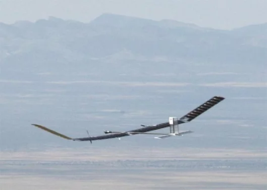 QinetiQ's Zephyr UAV on its way to smashing the world record flight duration for an unmanned aircraft.