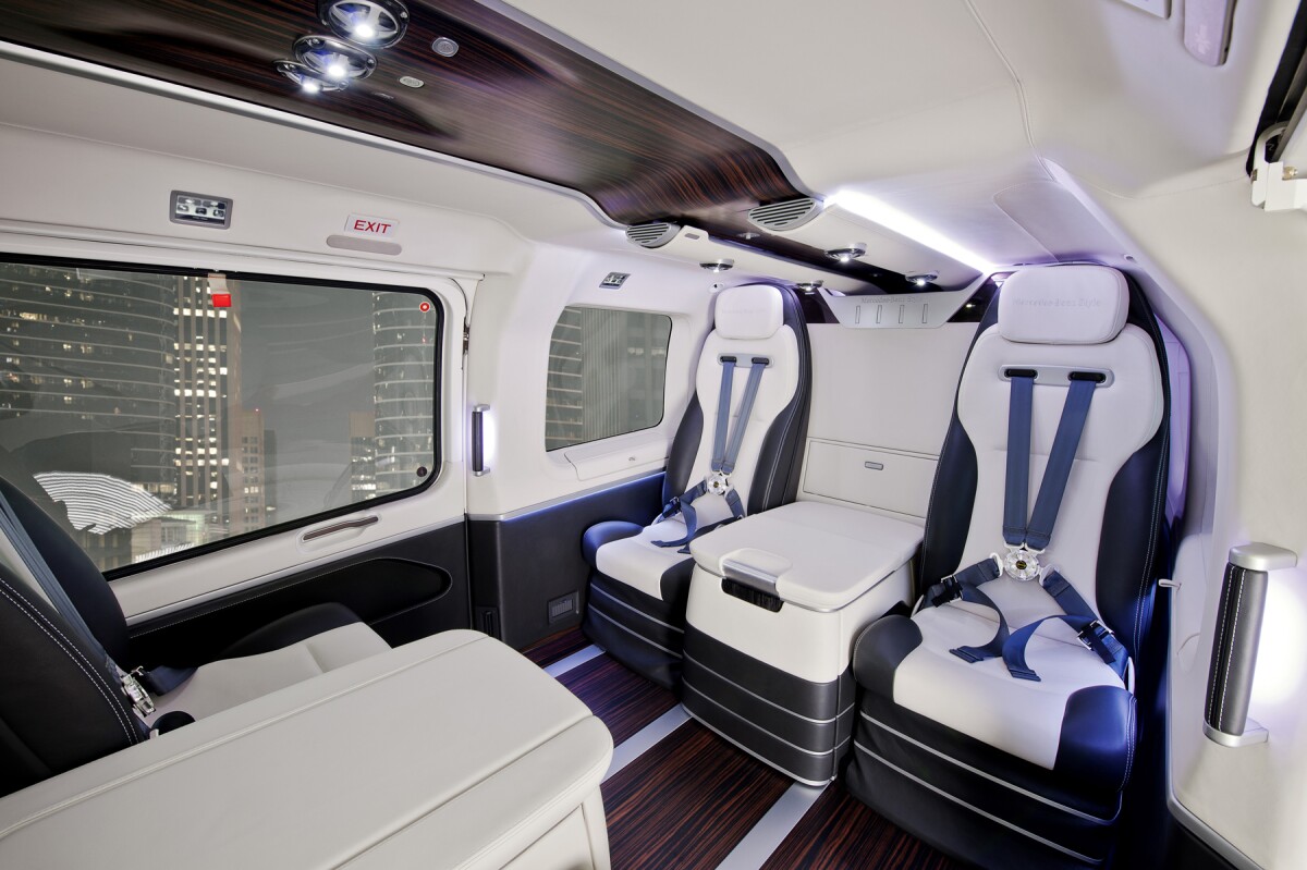 Eurocopter's EC145 Mercedes-Benz Style luxury helicopter
