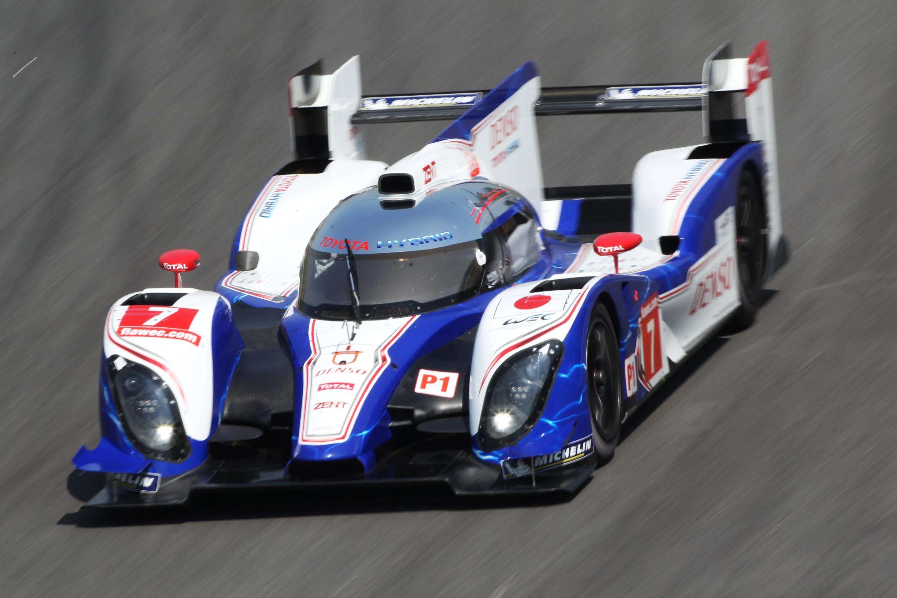The Toyota TS030 at Interlagos