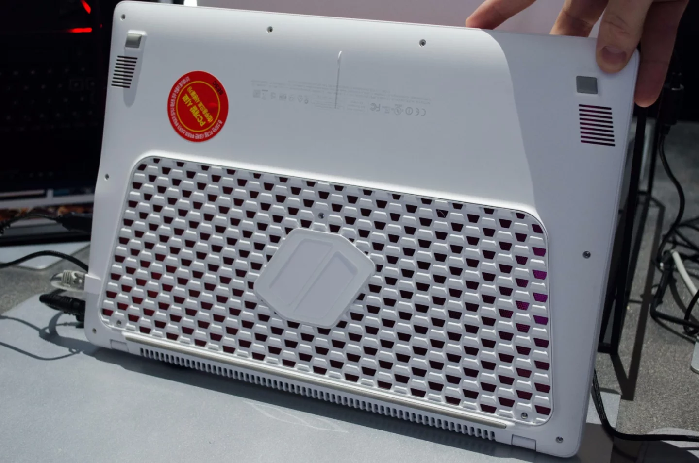 Ventilation beneath the Odyssey