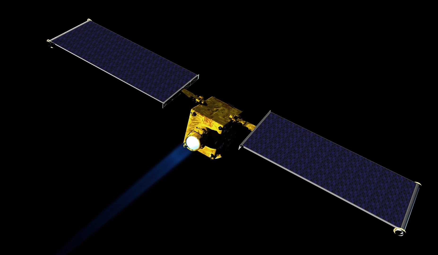 rtist concept of NASA’s Double Asteroid Redirection Test (DART) spacecraft