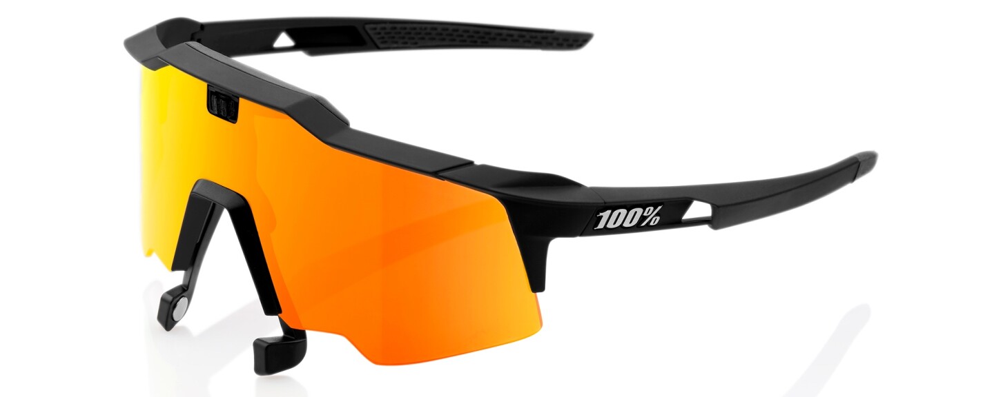 The Speedcraft AIR glasses also feature interchangeable scratch-resistant, shatterproof, water- and oil-repelling lenses, that offer 360-degree visibility and 100 percent UVA, UVB and UVC protection