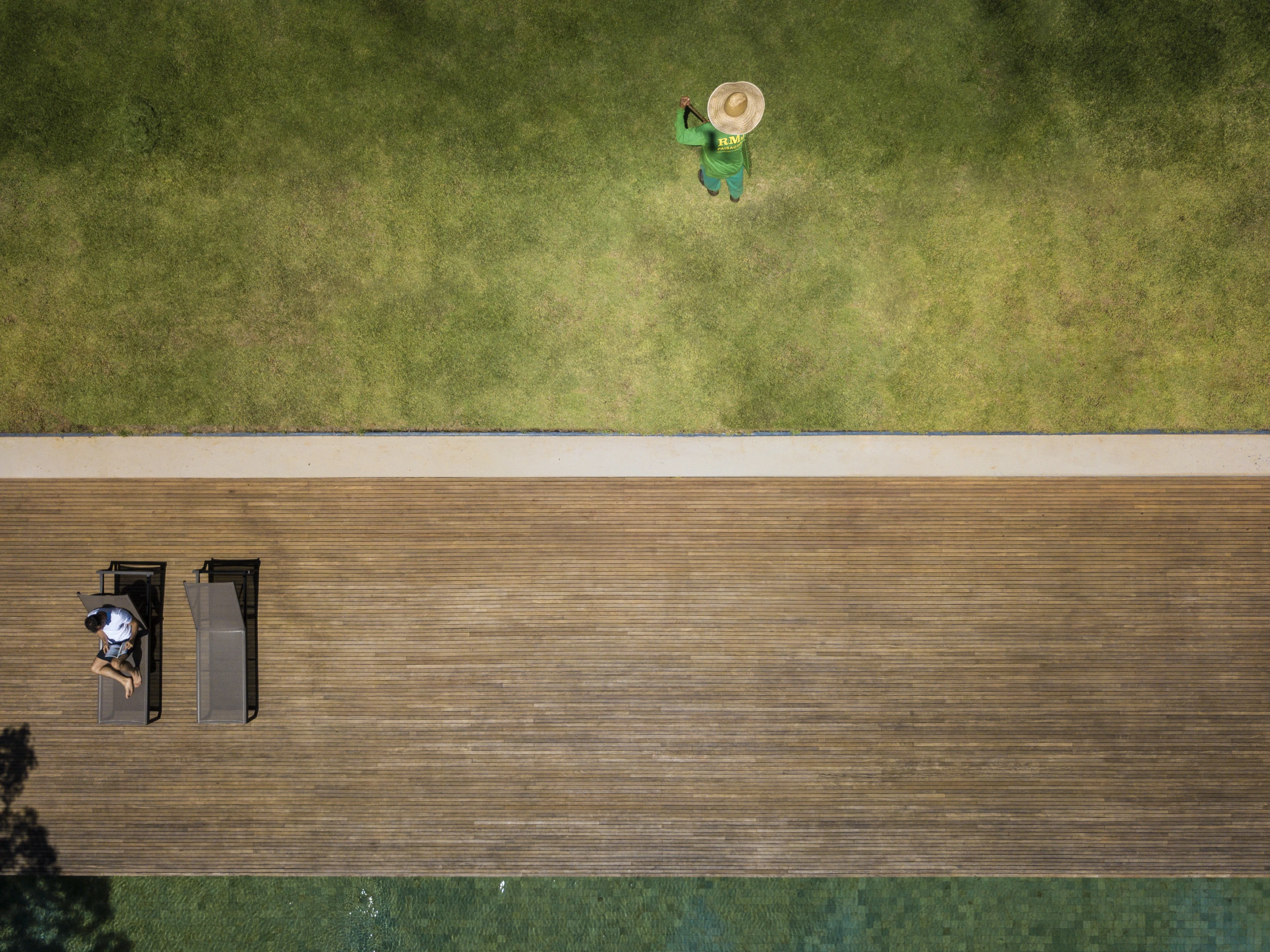Planar House has a large terrace area