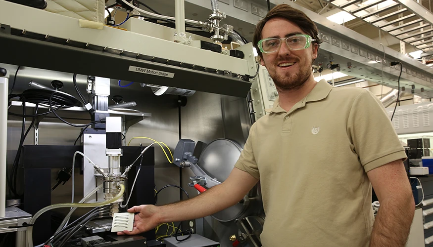 Lawrence Livermore scientist Luke Thornley helped engineer the semisolid metal