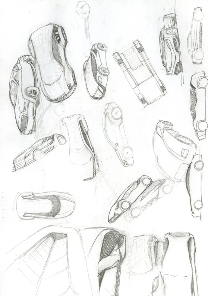 Initial concept sketches