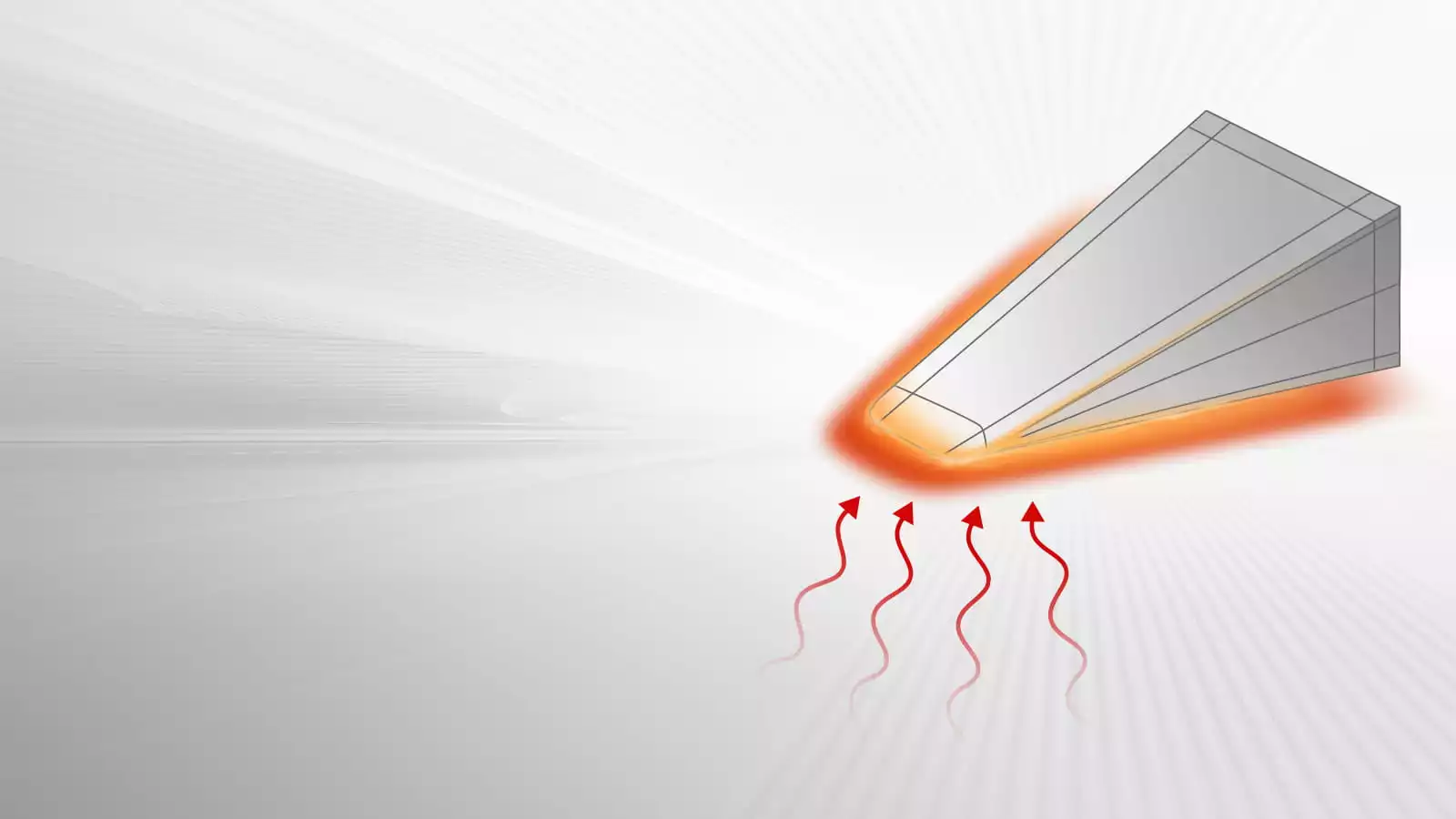 Hypersonic flight generates high temperatures