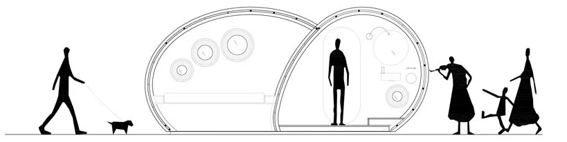 Drawings of Shelter ByGG by Gabriela Gomes