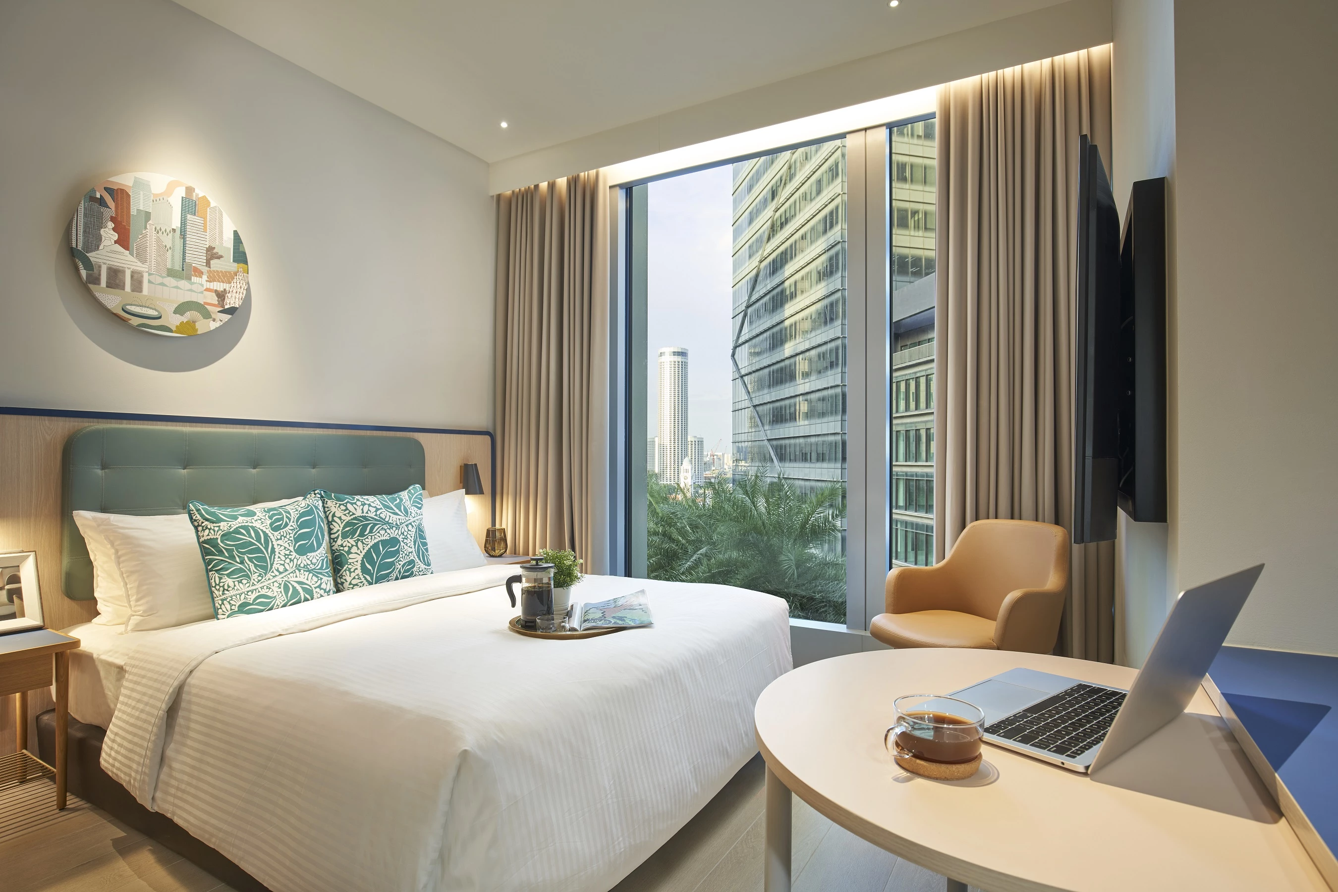 CapitaSpring includes a hotel