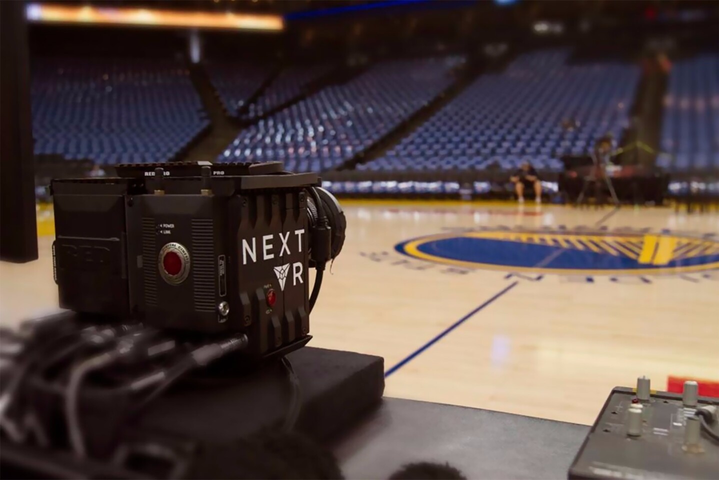 NextVR courtside at Oracle Arena
