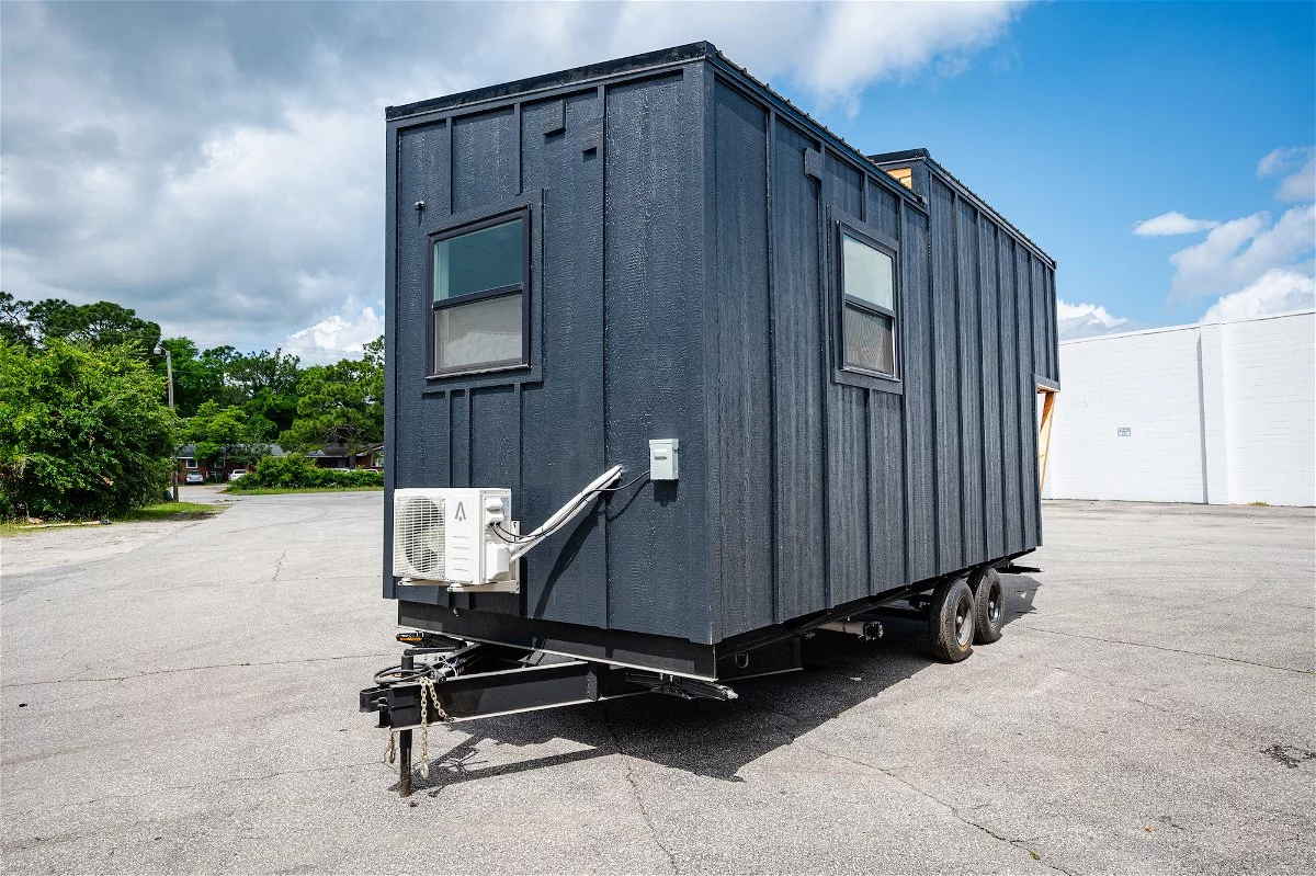 The Overlook gets power from a standard RV-style hookup