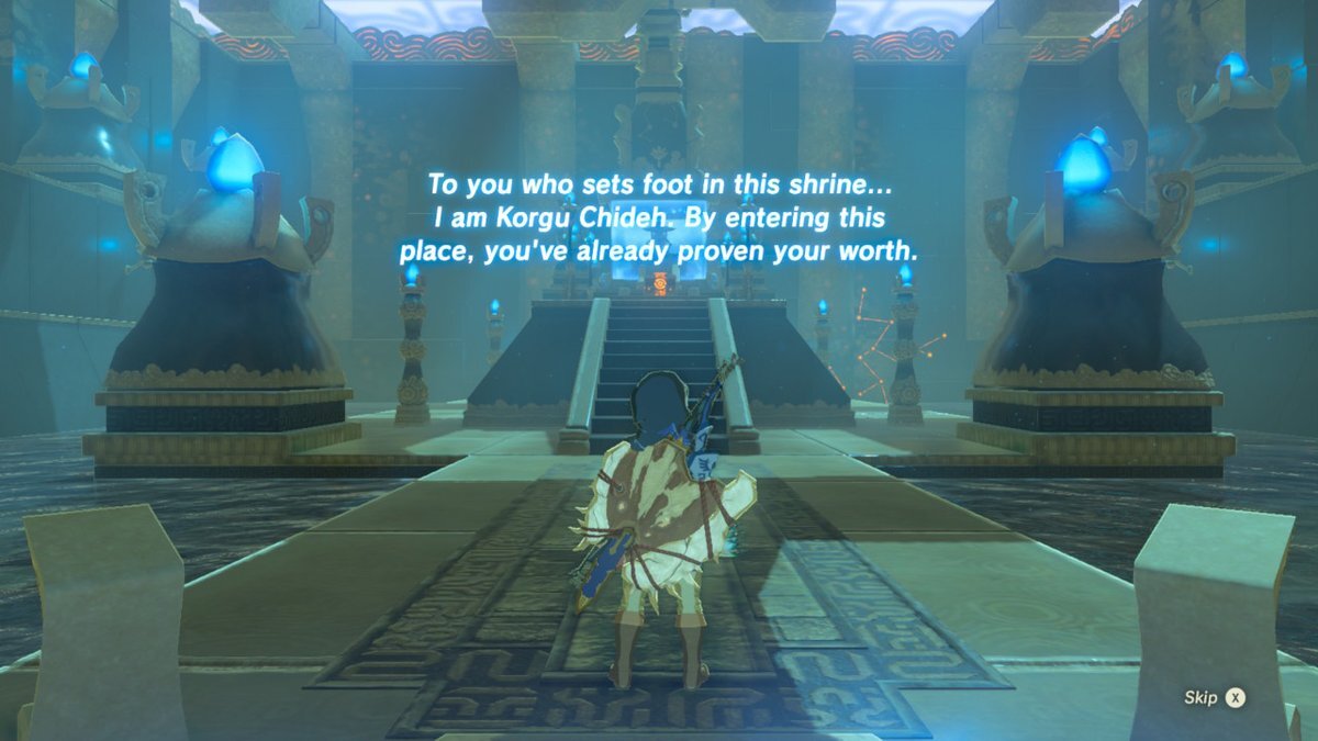 There's no second ordeal inside the shrine.