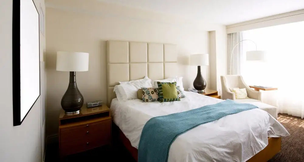 Individual bedrooms and bathrooms are located upstairs on the first floor