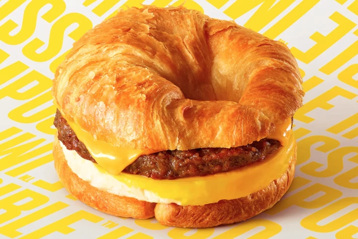 Impossible Pork will feature in the Impossible Croissan'wich at selected Burger King outlets in the US later this month
