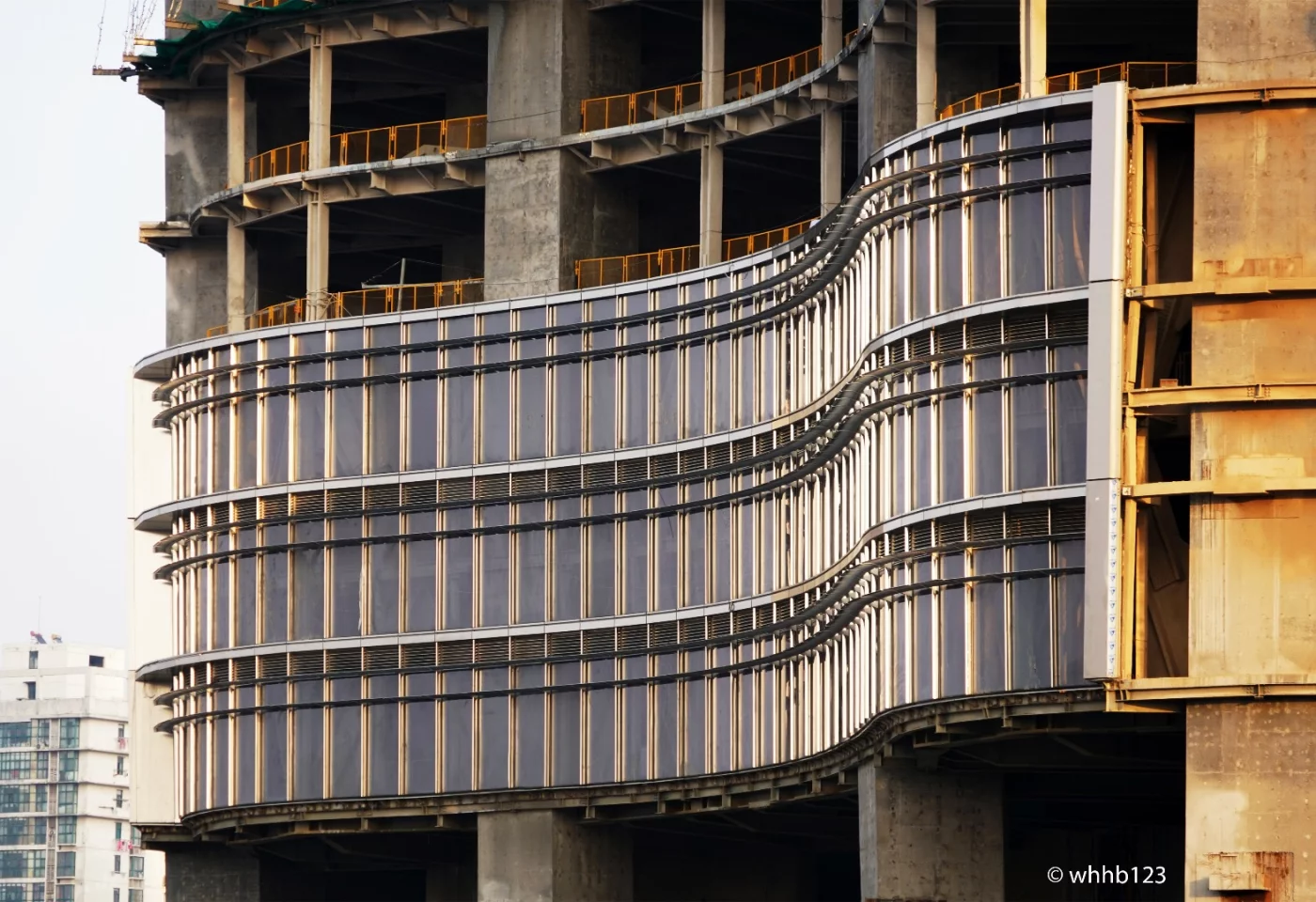 Wuhan Greenland Center's tapered body and domed top will reduce wind resistance