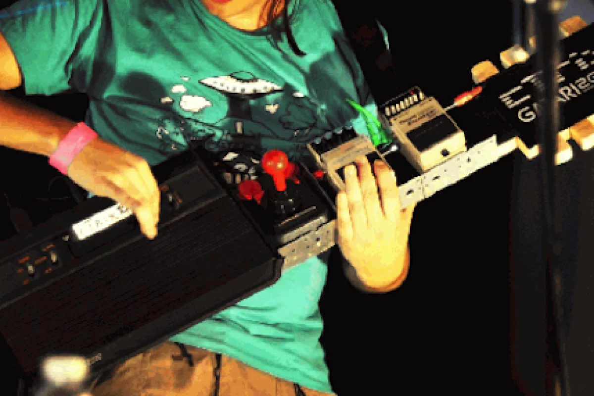 Australian musician, cTrix, turned a 1970's game console into a handheld instrument dubbed the "gAtari 2600"